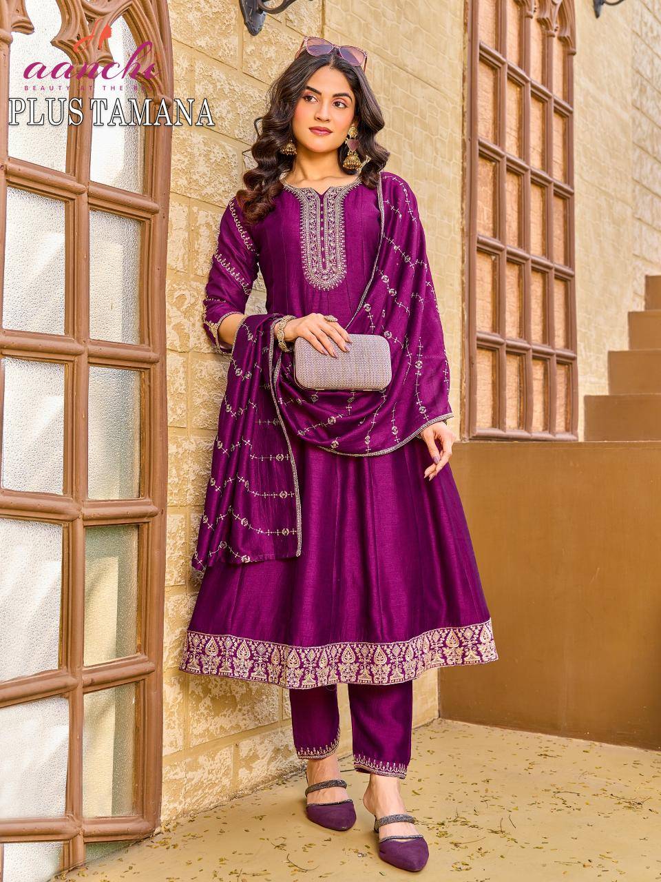 Aanchi plus tamana Online kurti shopping